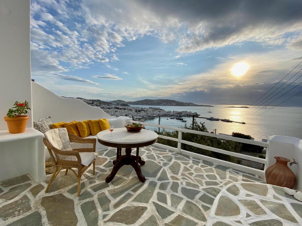 Ferienwohnung Anemones Sea View Mykonos Town Exterior foto