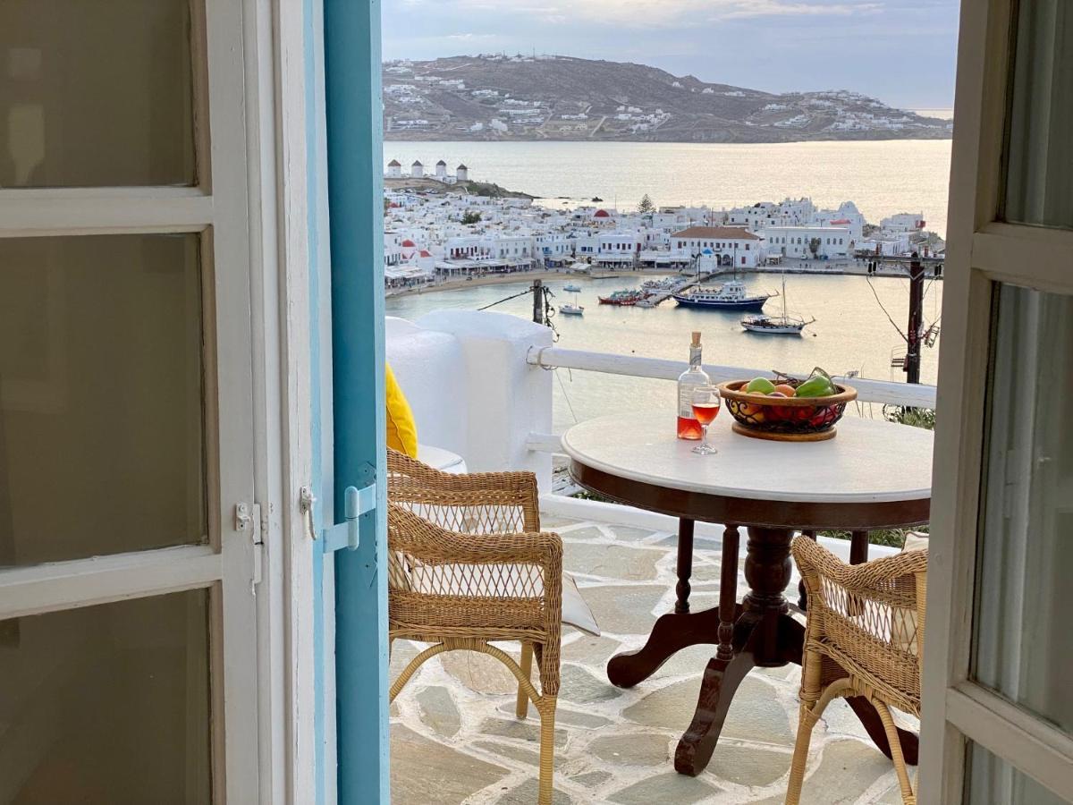 Ferienwohnung Anemones Sea View Mykonos Town Exterior foto