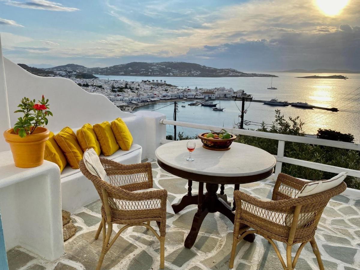 Ferienwohnung Anemones Sea View Mykonos Town Exterior foto