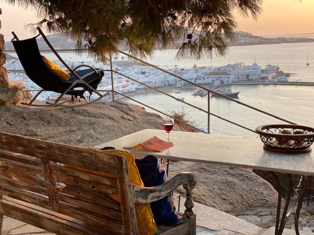 Ferienwohnung Anemones Sea View Mykonos Town Exterior foto