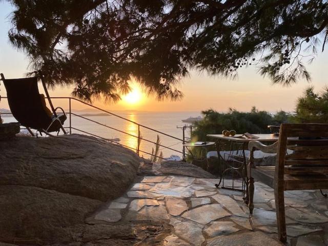Ferienwohnung Anemones Sea View Mykonos Town Exterior foto