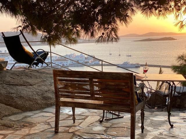 Ferienwohnung Anemones Sea View Mykonos Town Exterior foto