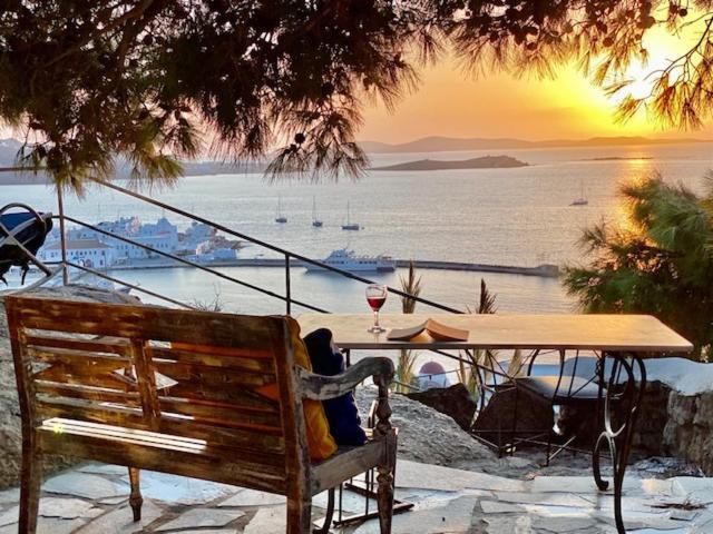 Ferienwohnung Anemones Sea View Mykonos Town Exterior foto