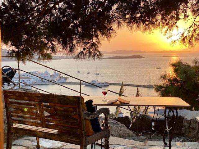 Ferienwohnung Anemones Sea View Mykonos Town Exterior foto