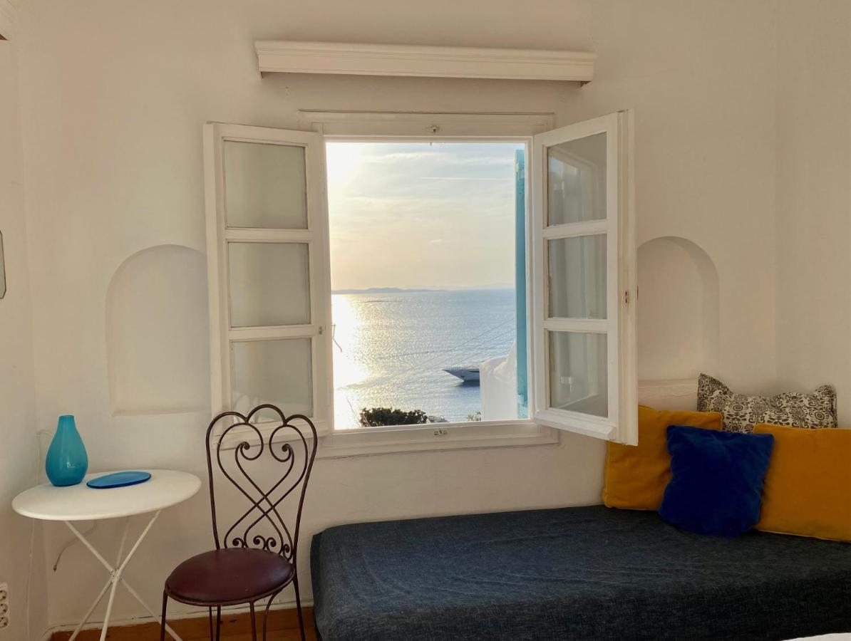 Ferienwohnung Anemones Sea View Mykonos Town Exterior foto