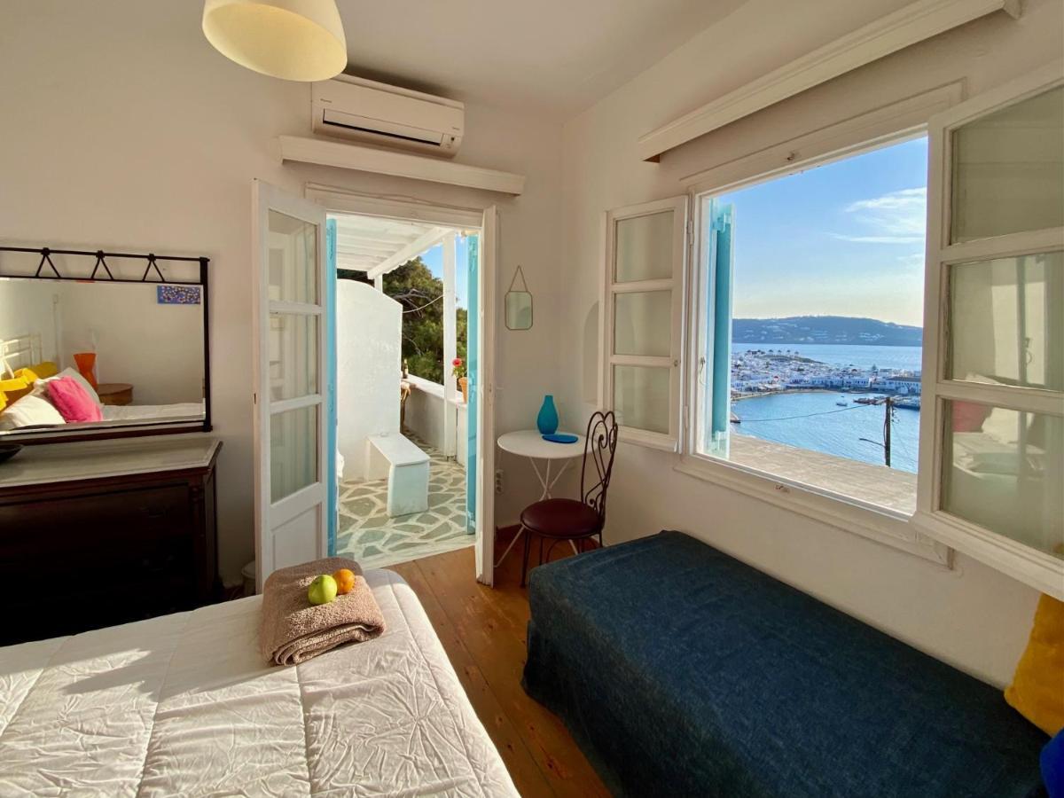 Ferienwohnung Anemones Sea View Mykonos Town Exterior foto
