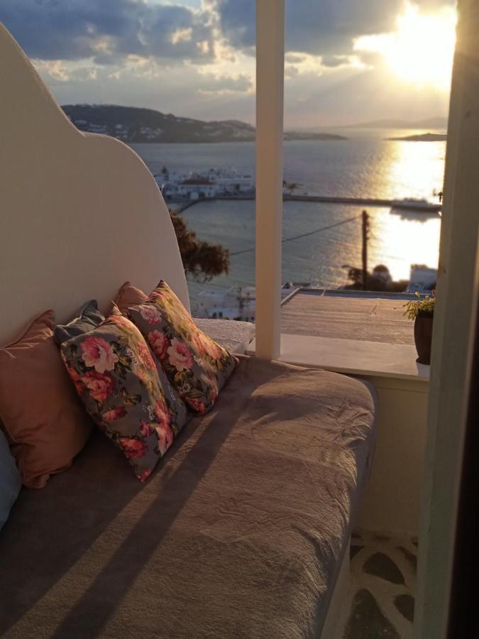 Ferienwohnung Anemones Sea View Mykonos Town Exterior foto