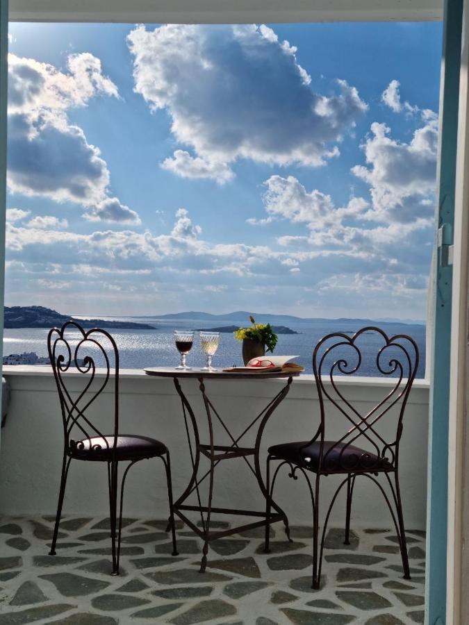Ferienwohnung Anemones Sea View Mykonos Town Exterior foto