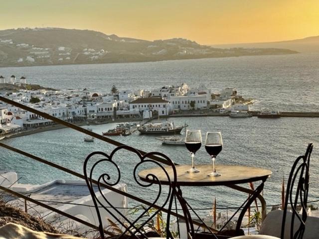 Ferienwohnung Anemones Sea View Mykonos Town Exterior foto