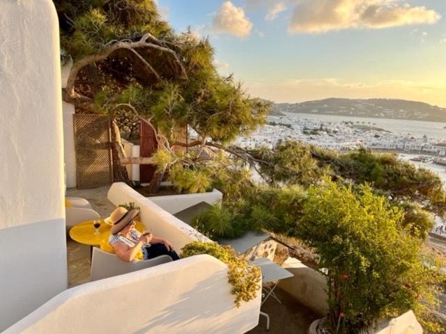 Ferienwohnung Anemones Sea View Mykonos Town Exterior foto
