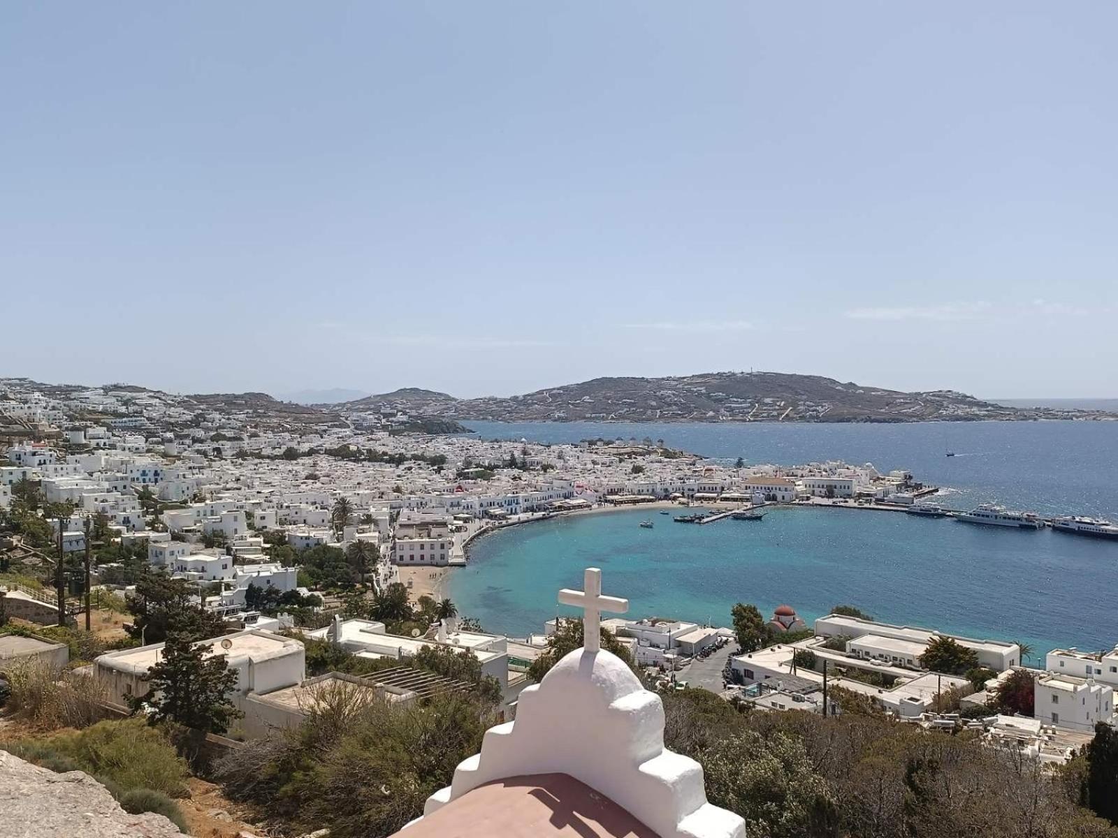 Ferienwohnung Anemones Sea View Mykonos Town Exterior foto